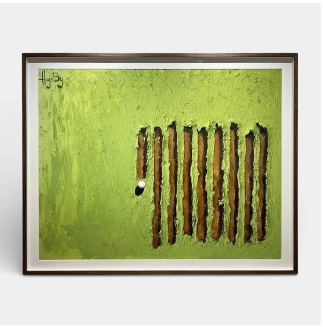 Range Session Print with wood frame