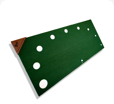The Original 9Putt™ Mat — Angled view