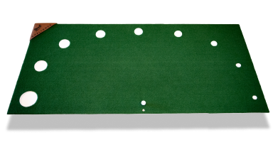 The Original 9Putt™ Mat — Top-down view